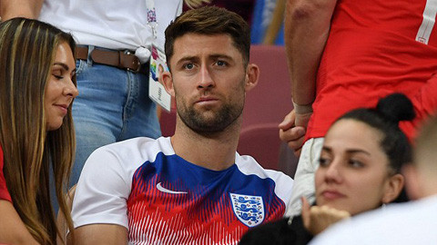 Gary Cahill buồn vì mới chỉ đá 1 trận tại World Cup 2018.