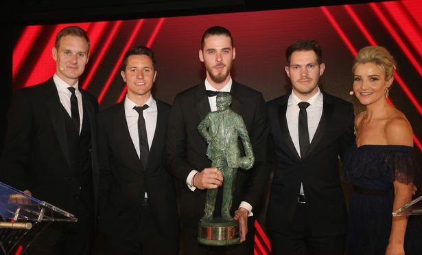 De Gea một lần nữa giật giải hay nhất mùa.