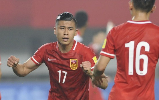 Tiền đạo Zhang Yuning của ĐT Olympic Hàn Quốc.