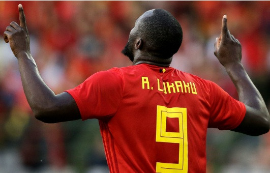 Tiền đạo Romelu Lukaku.