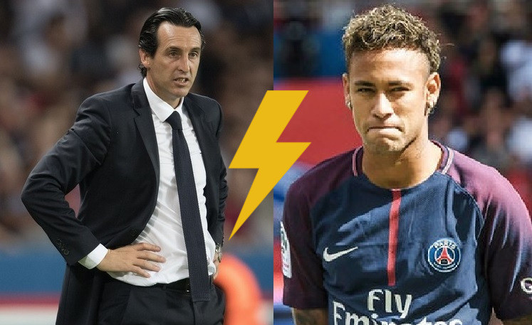 HLV Unai Emery thừa nhận "bất lực" trước Neymar.