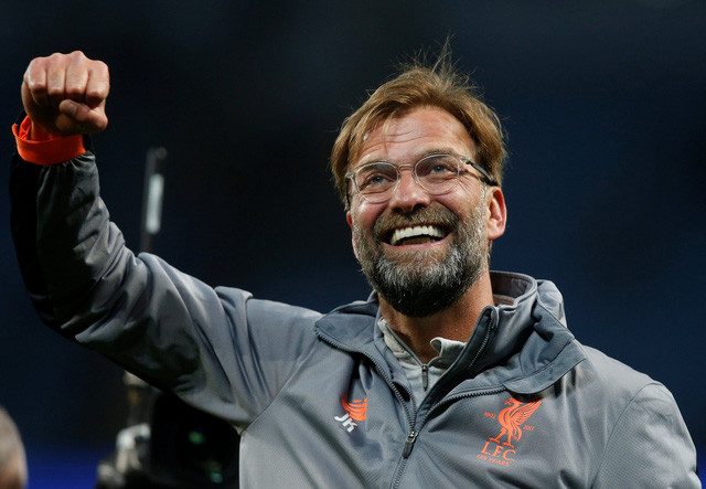 HLV Jurgen Klopp hạnh phúc với màn trình diễn của các học trò.