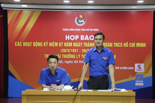 Bí thư T.Ư Đoàn Bùi Quang Huy giới thiệu về Giải thưởng Lý Tự Trọng năm 2018