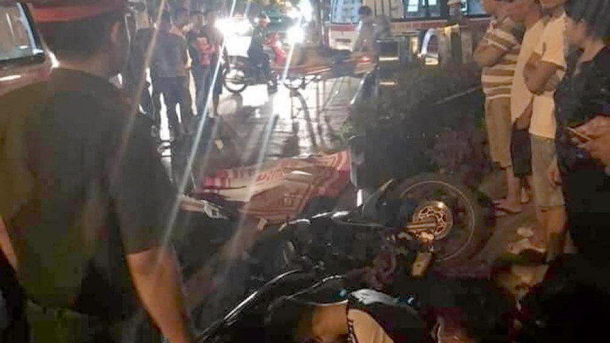 Hiện trường vụ tai nạn. Ảnh: Báo GT.