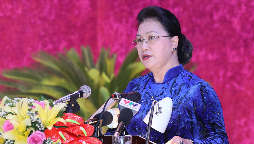 Chủ tịch Quốc hội Nguyễn Thị Kim Ngân phát biểu chỉ đạo Đại hội
