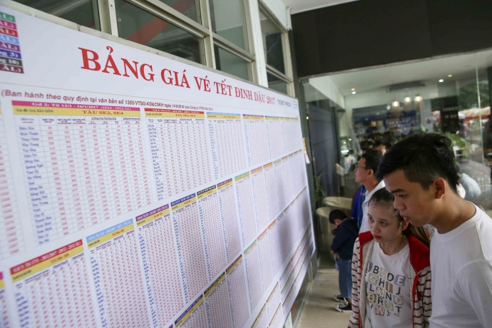 Dự kiến từ ngày 1/10 tới vé tàu tết lẻ sẽ được bán. Ảnh minh họa.