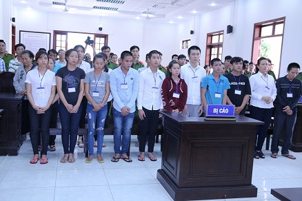 20 bị cáo ra tòa về hành vi Gây rối trật tự công cộng