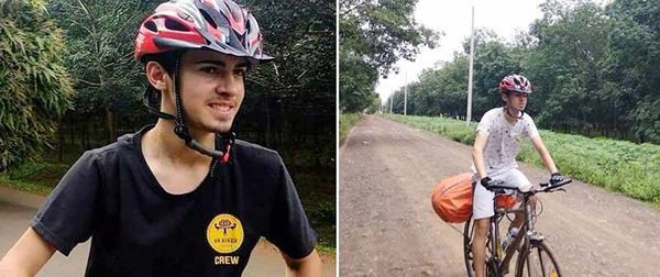 Hình ảnh du khách người Tây Ban Nha trước khi mất tích