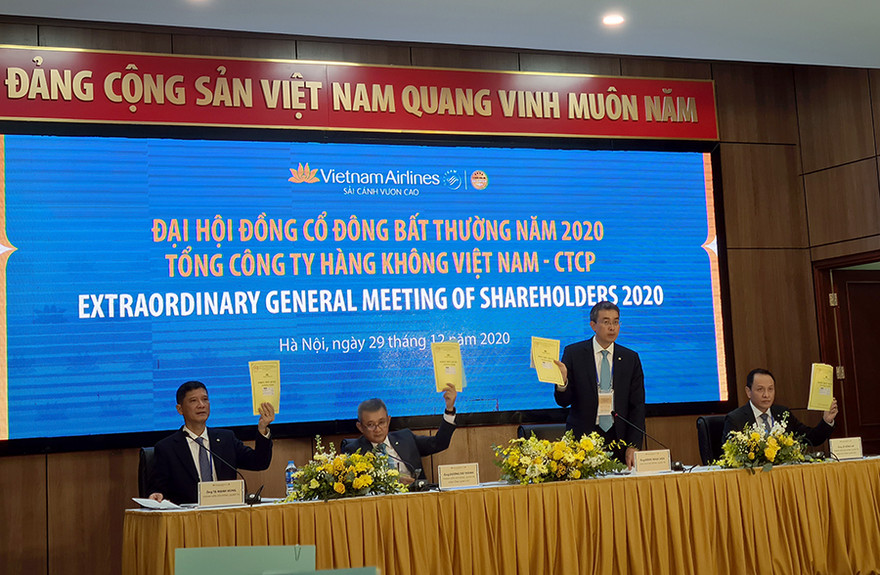 Đại hội cổ đông bất thường năm 2020 của VNA thông thông qua nhiều nội dung trong 1 năm nhiều biến động do dịch COVID-19.