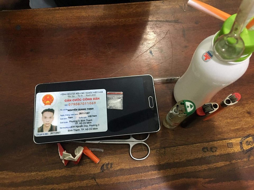 Tang vật thu được từ đối tượng Nguyễn Quang Thịnh