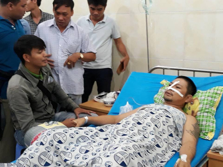 Hiệp sĩ đang điều trị tại bệnh viện