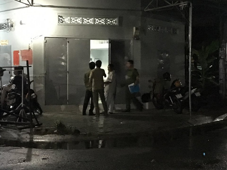 Hiện trường vụ việc. Ảnh H.C