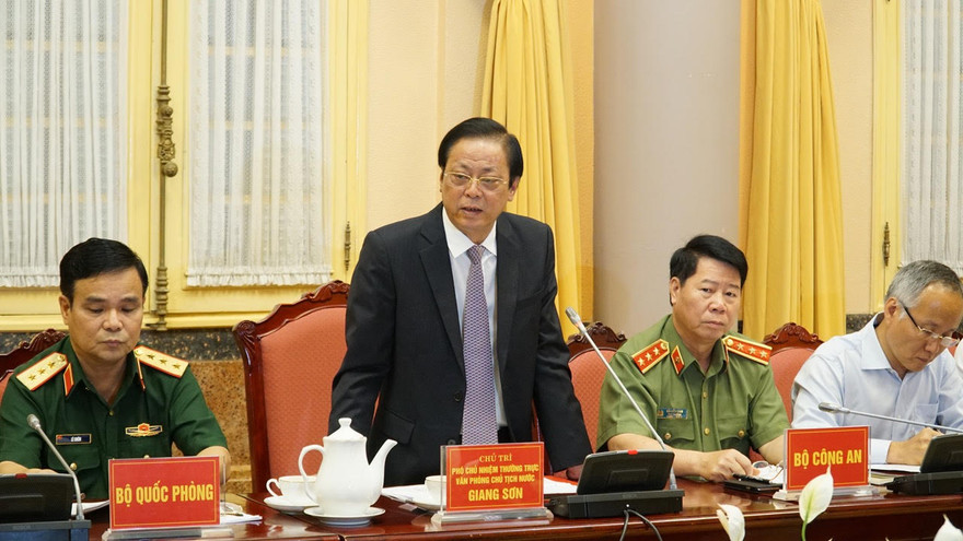 Sáng 28/6, Văn phòng Chủ tịch nước tổ chức họp báo công bố Lệnh của Chủ tịch nước công bố 7 luật đã được Quốc hội thông qua