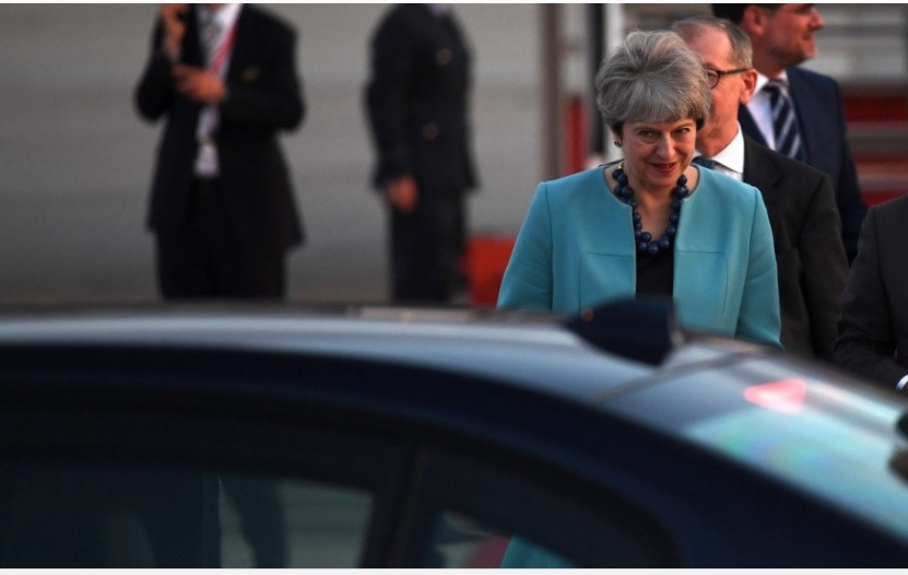 Thủ tướng Anh Theresa May lên đường dự Hội nghị thượng đỉnh G20 tại Đức.