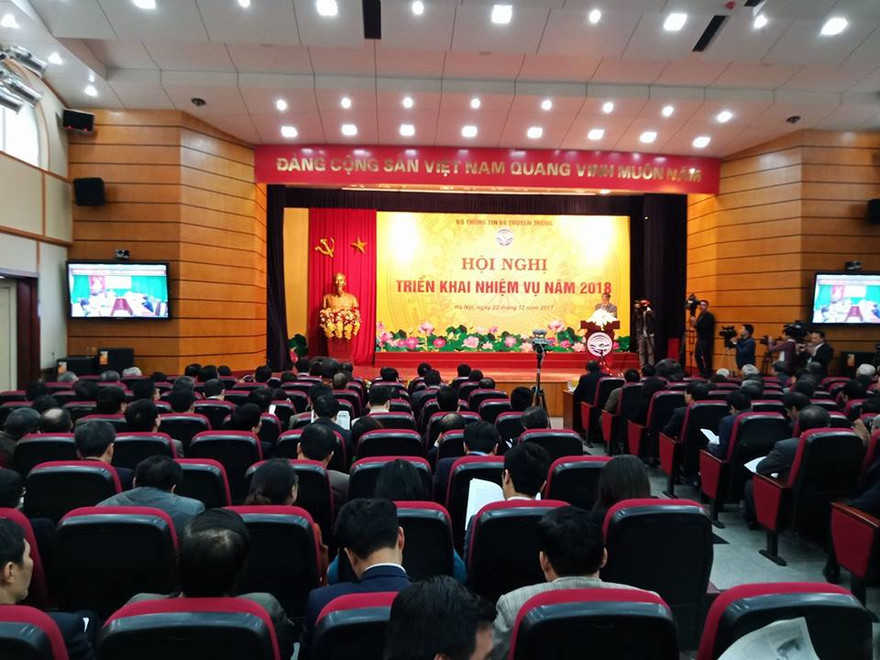 Sáng 22/12, Bộ TT&TT tổ chức hội nghị tổng kết công tác năm 2017 và triển khai nhiệm vụ năm 2018