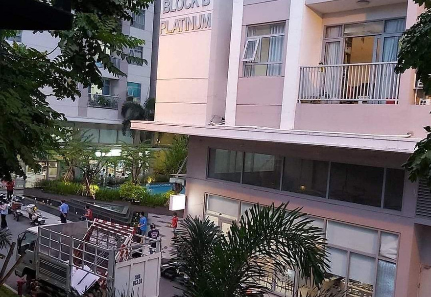 Phong toả căn hộ tại một chung cư ở quận 7