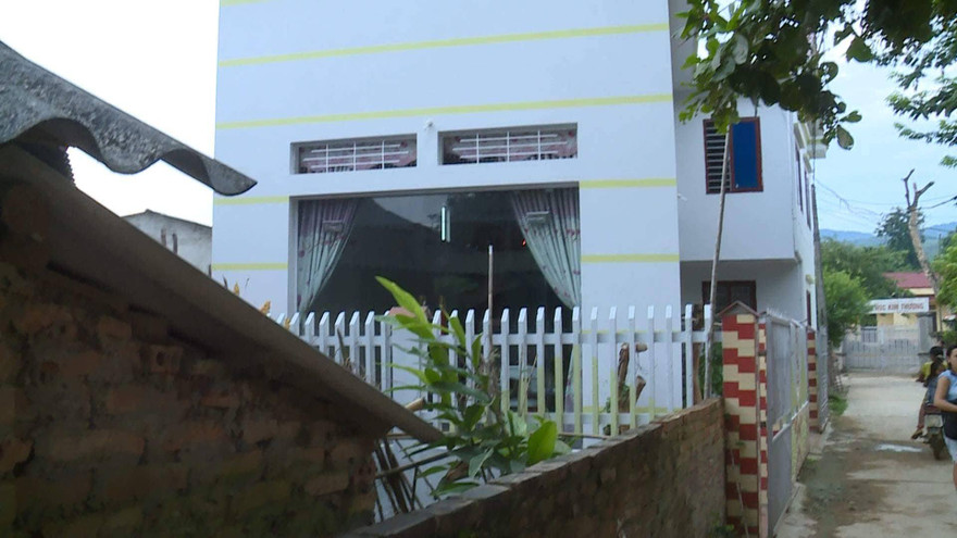 Phòng khám tư nhân của BS Th, nơi bị nghi ngờ làm lây nhiễm HIV do dùng chung kim tiêm ở Kim Thượng, Tân Sơn, Phú Thọ.