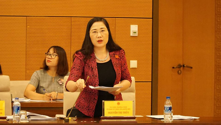 Thường trực Ủy ban Tư pháp Nguyễn Thị Thủy