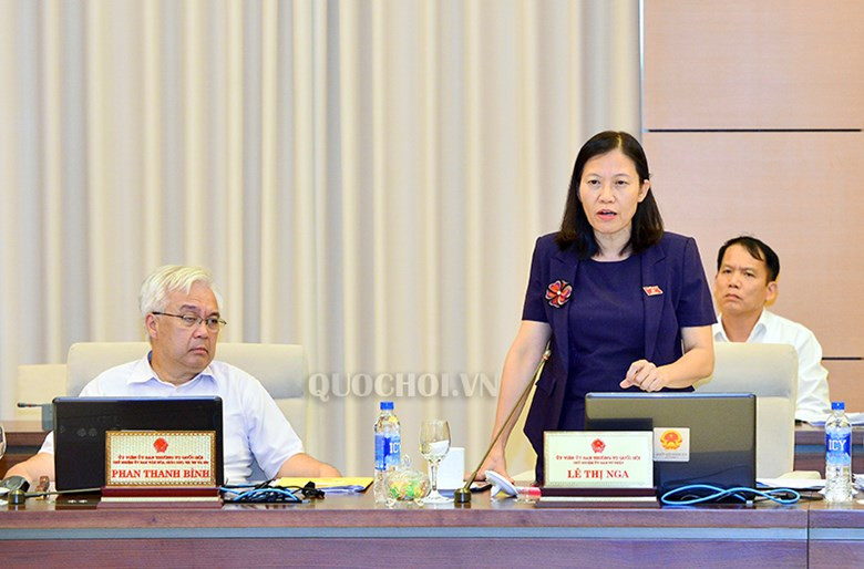 Chủ nhiệm Uỷ ban Tư pháp Lê Thị Nga