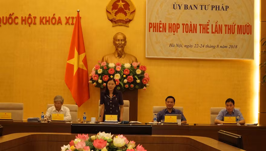 Uỷ ban Tư pháp họp phiên toàn thể thứ 10