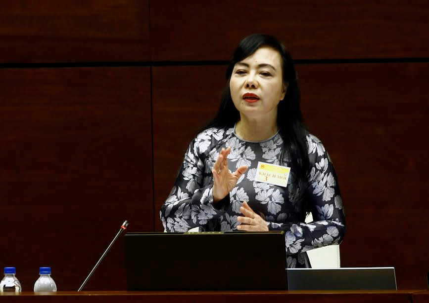 Bộ trưởng Y tế Nguyễn Thị Kim Tiến. Ảnh Như Ý