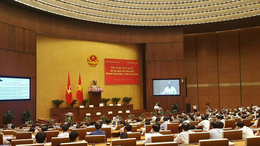 Thủ tướng Nguyễn Xuân Phúc phát biểu tại hội nghị