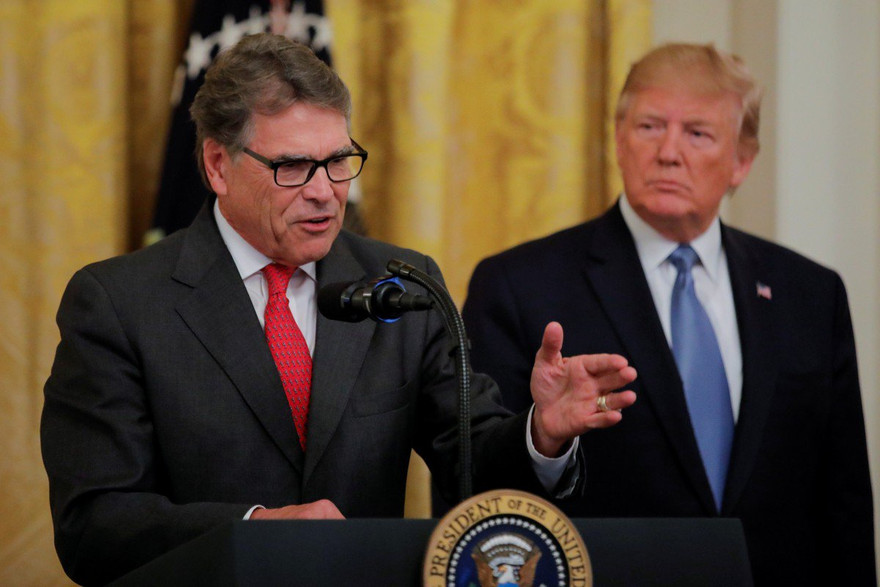 Bộ trưởng Năng lượng Rick Perry dự định từ chức vào cuối năm nay.