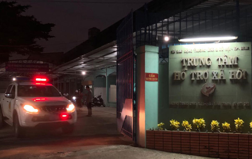 Trung tâm Hỗ trợ xã hội TPHCM, nơi xảy ra sự việc. Ảnh: Vietnamnet