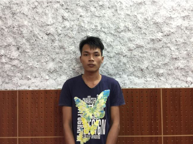 Đối tượng Luân là chủ mưu vụ trộm xe khai nhận hành vi tại cơ quan công an *ảnh: Hoàng Thiện