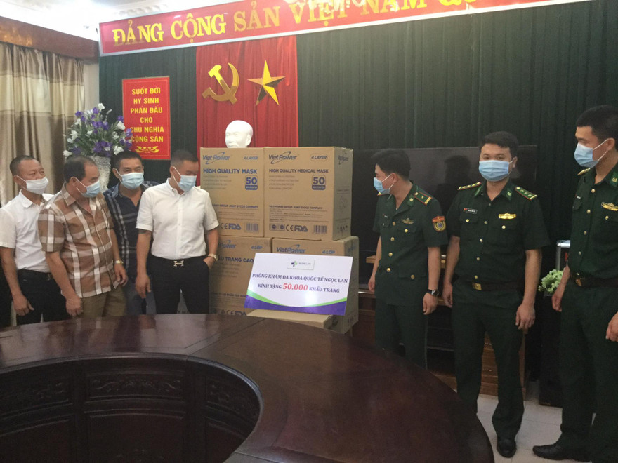 Với sự hỗ trợ kịp thời của Phòng khám đa khoa quốc tế Ngọc Lan (thành phố Lạng Sơn), giúp lực lượng biên phòng Lạng Sơn phòng, chống dịch COVID-19 có hiệu quả .Ảnh: Duy Chiến 