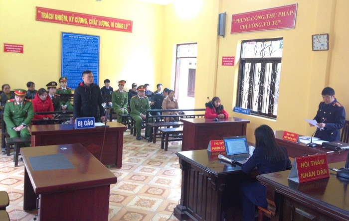 Quang cảnh phiên tòa. Ảnh: Thu Thủy