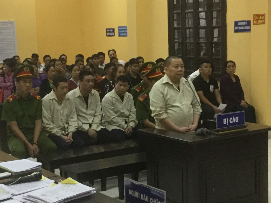 Bị cáo Voòng và các bị cáo đều bị đề nghị lĩnh án tử hình .Ảnh: Duy Chiến 