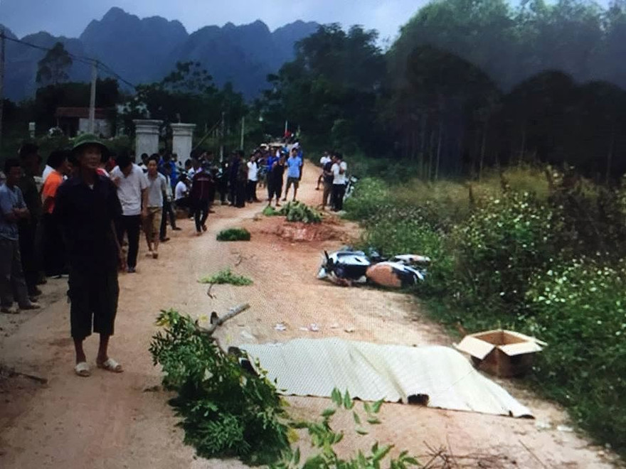 Hiện trường vụ tai nạn. Ảnh: TL