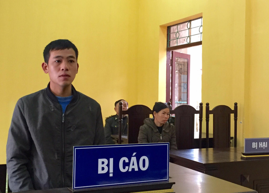 Chỉ vì vô ý, bị cáo Đại đã phải ra tòa lĩnh án .Ảnh: Bích Đào 