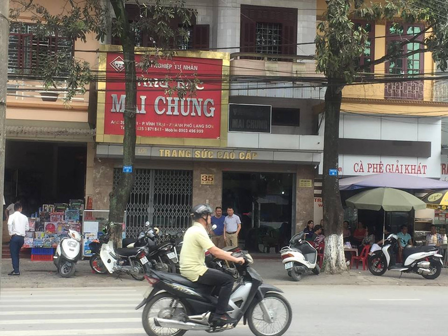 Cửa hàng vàng bạc Mai Chung. Ảnh: Duy Chiến