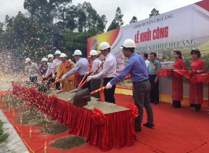 Xây dựng đền thờ Chi Lăng là nguyện vọng của chính quyền, nhân dân tỉnh Lạng Sơn nhằm tri ân các bậc tiền nhân. Ảnh: Duy Chiến