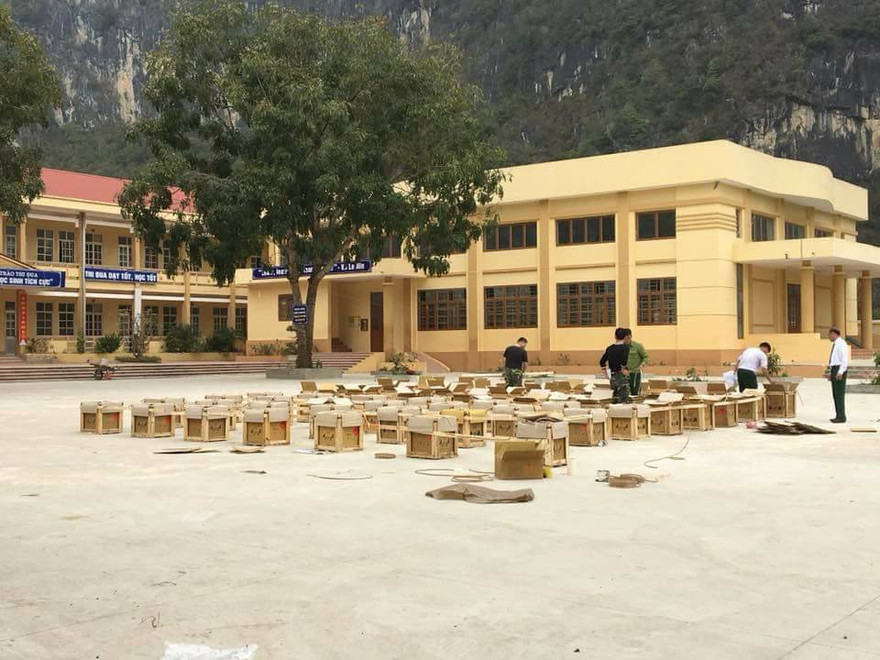 Tại huyện Văn Lãng hoàn tất khâu cuối cùng *ảnh: TL