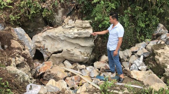 Hiện trường vụ việc .Ảnh: H. Điệp