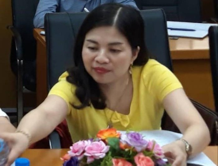 Bà Thu giải trình những vấn đề liên quan đến công tác quản lý tài sản công. Ảnh: HN 