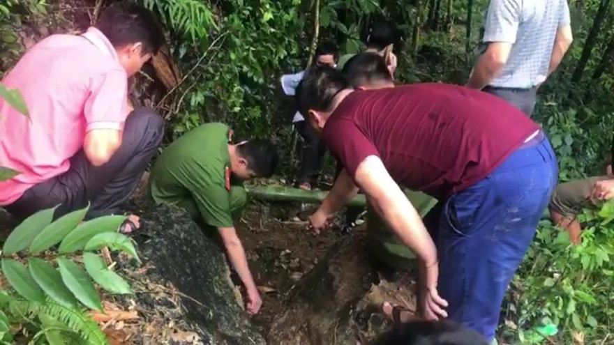 Lực lượng chức năng địa phương kiên trì làm rõ thông tin mà ông L đưa ra theo trình tự của pháp luật nhưng ông L không hợp tác *ảnh: TL