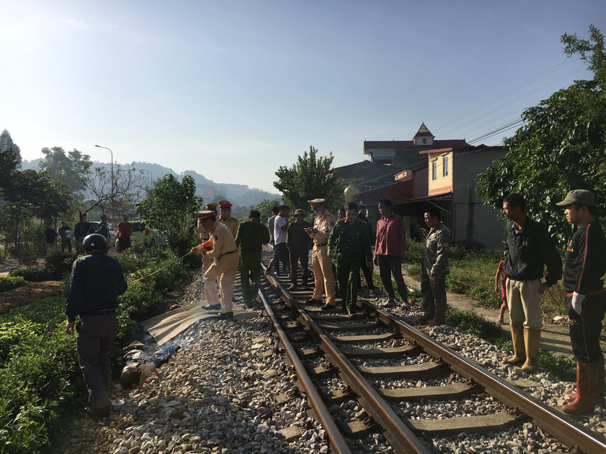 Hiện trường vụ tai nạn .Ảnh: Duy Chiến 