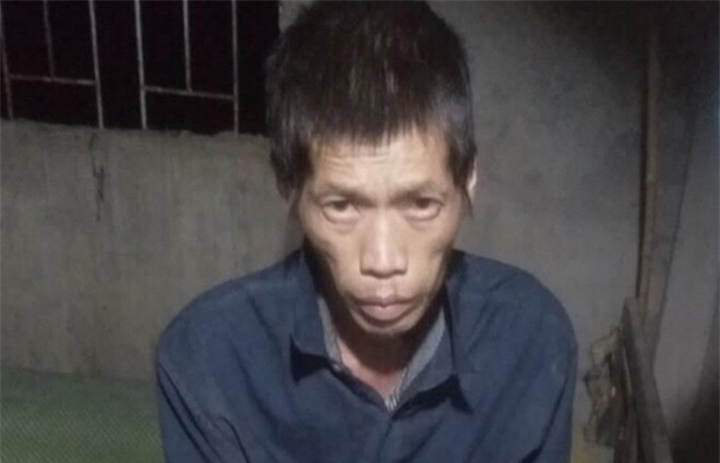 Đối tượng Tình tại cơ quan công an .Ảnh: T.D