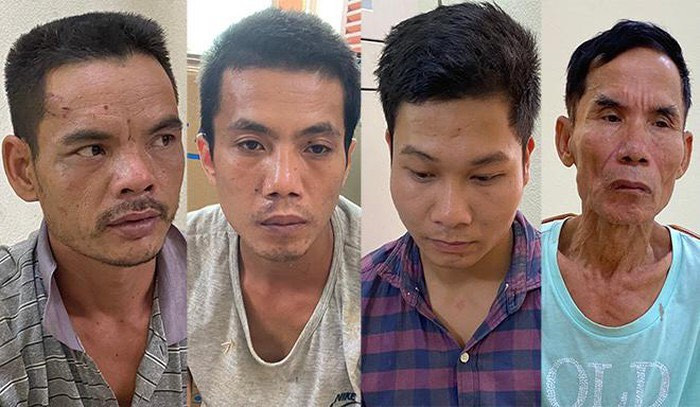 Các đối tượng trong đường dây buôn bán ma túy lần lượt sa lưới .Ảnh: TL