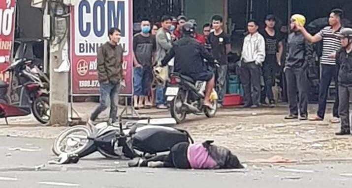 Hiện trường vụ tai nạn .Ảnh: TL