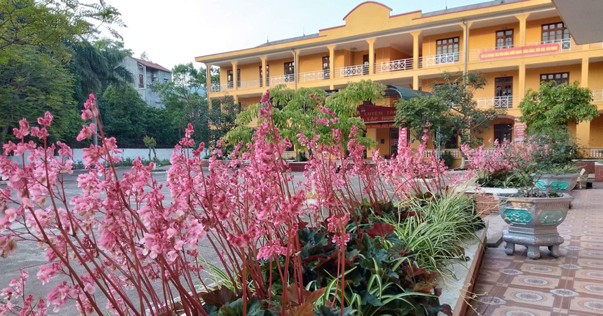 Điểm thi Trường THPT Đình Lập đã chuẩn bị cơ sở vật chất đảm bảo vệ sinh, an toàn, sạch đẹp cho đợt 2, Kỳ thi tốt nghiệp THPT năm 2020 .Ảnh: Đ.T