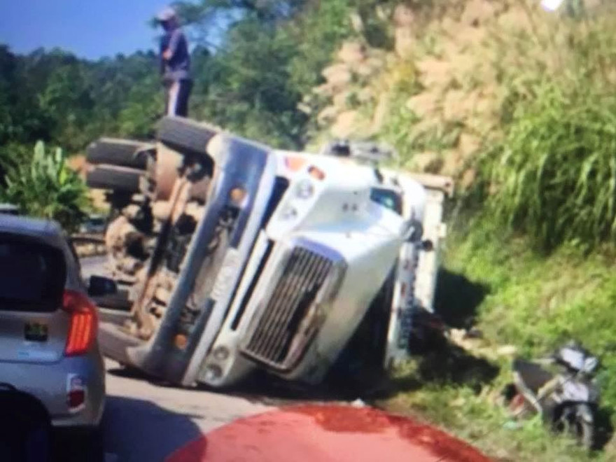 Hiện trường vụ tai nạn *ảnh: TL