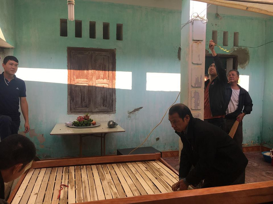 Hiện trường vụ việc. Ảnh: H. Huấn