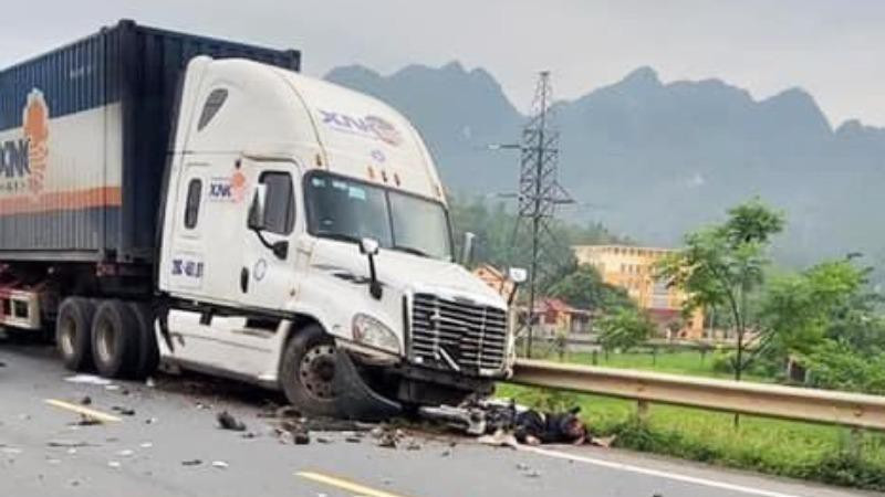 Hiện trường vụ tai nạn .Ảnh: TL