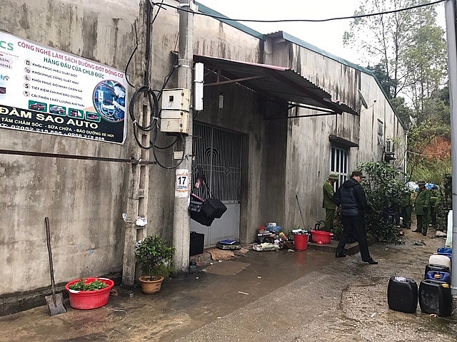 Lực lượng chức năng Lạng Sơn huy động tối đa quân số truy bắt nghi can .Ảnh TL