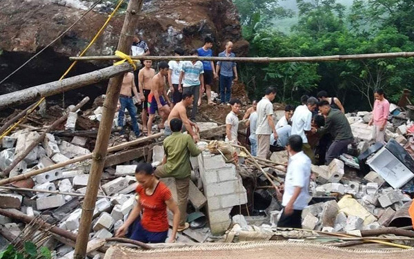 Hiện trường sự việc .Ảnh: TCB